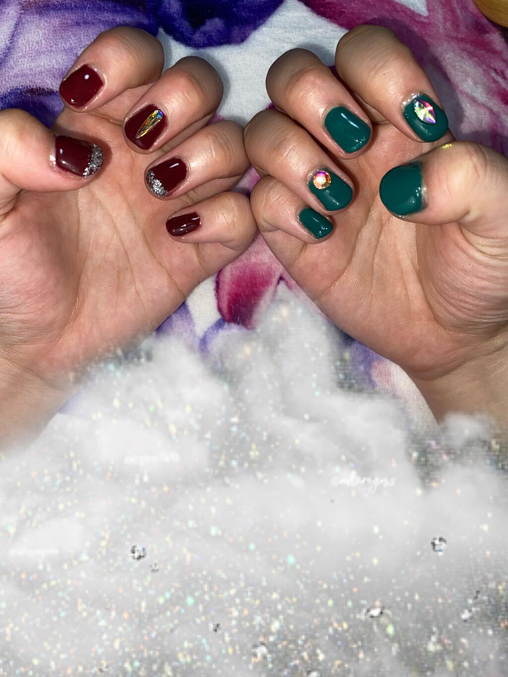 ジェルネイル(ライト対応)/セリア/ジェルネイルを使ったクチコミ(8枚目)