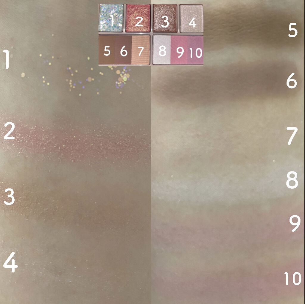 ラグトーマス・キット/RICAFROSH/アイシャドウパレットを使ったクチコミ（3枚目）