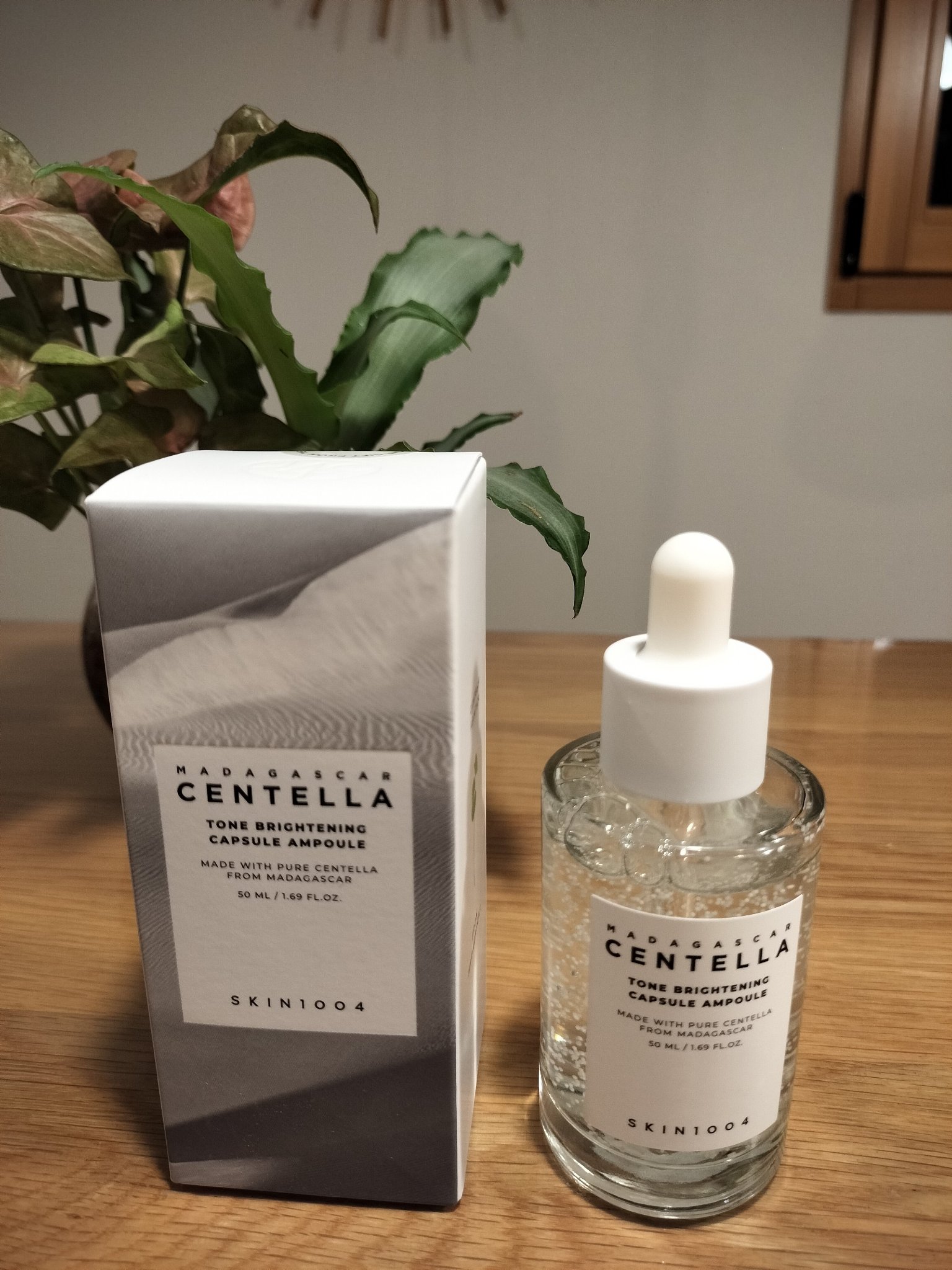 トーンブライトニング カプセルアンプル/SKIN1004/美容液を使ったクチコミ（3枚目）