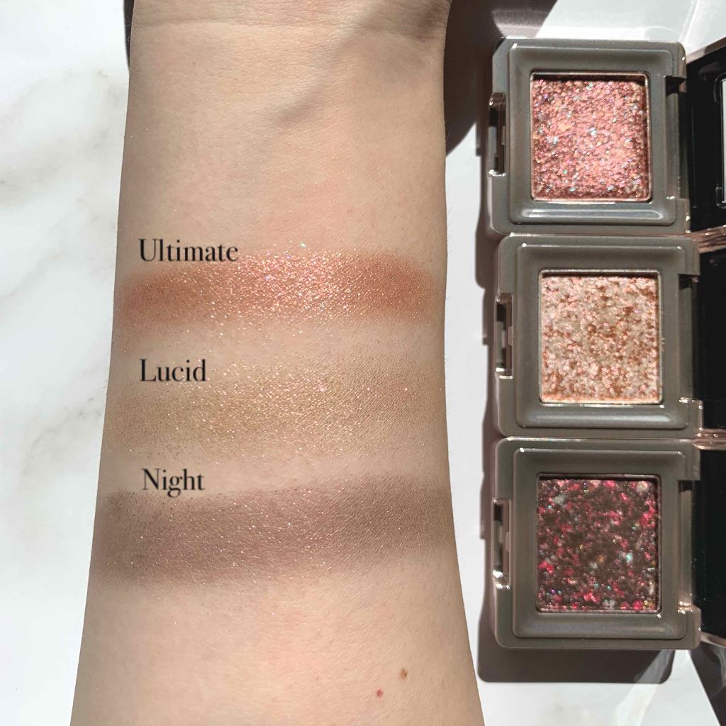 グリッタープリズム シャドウ/MISSHA/グリッターを使ったクチコミ（3枚目）