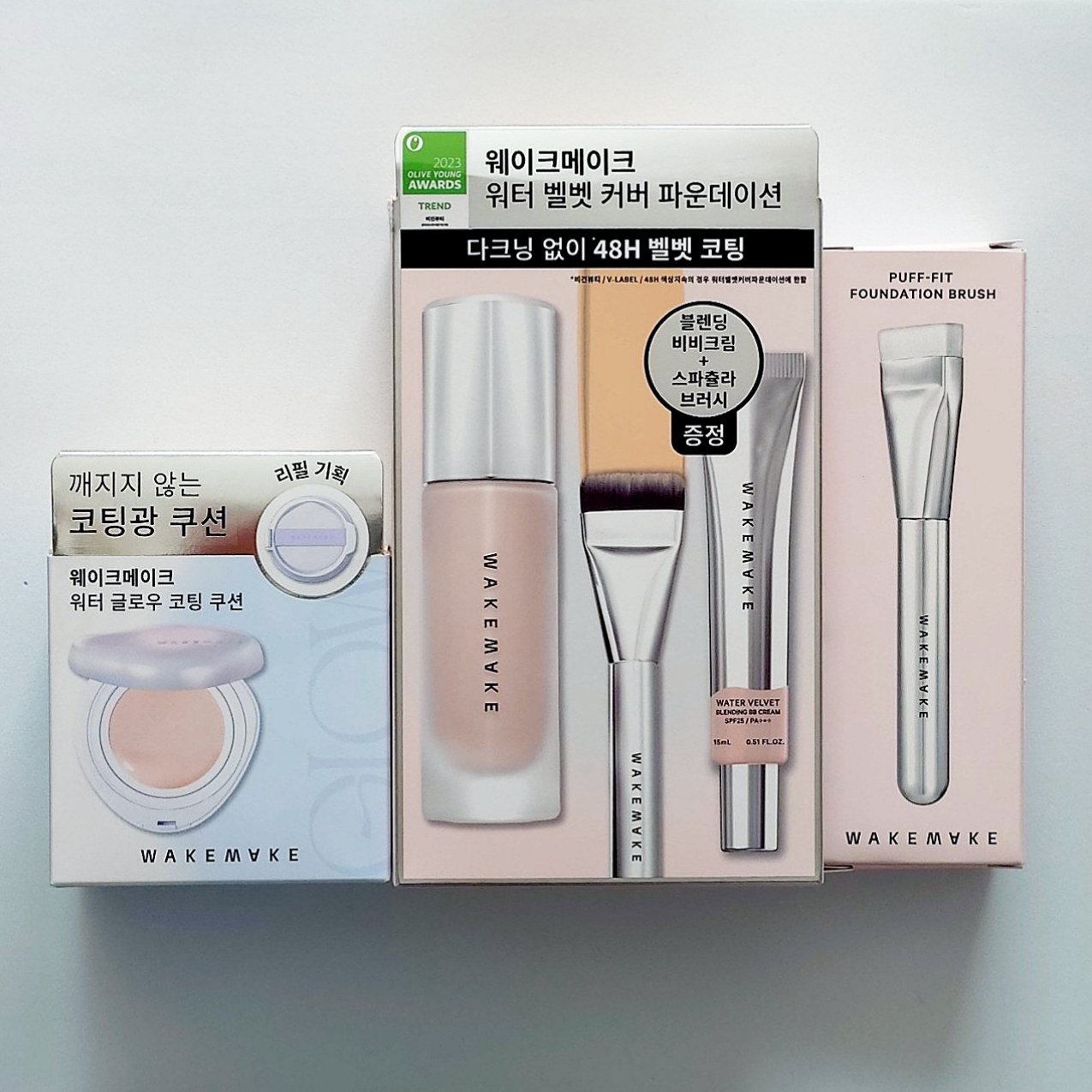 ウォーターベルベットカバーファンデーション/wakemake/リキッドファンデーションを使ったクチコミ（1枚目）