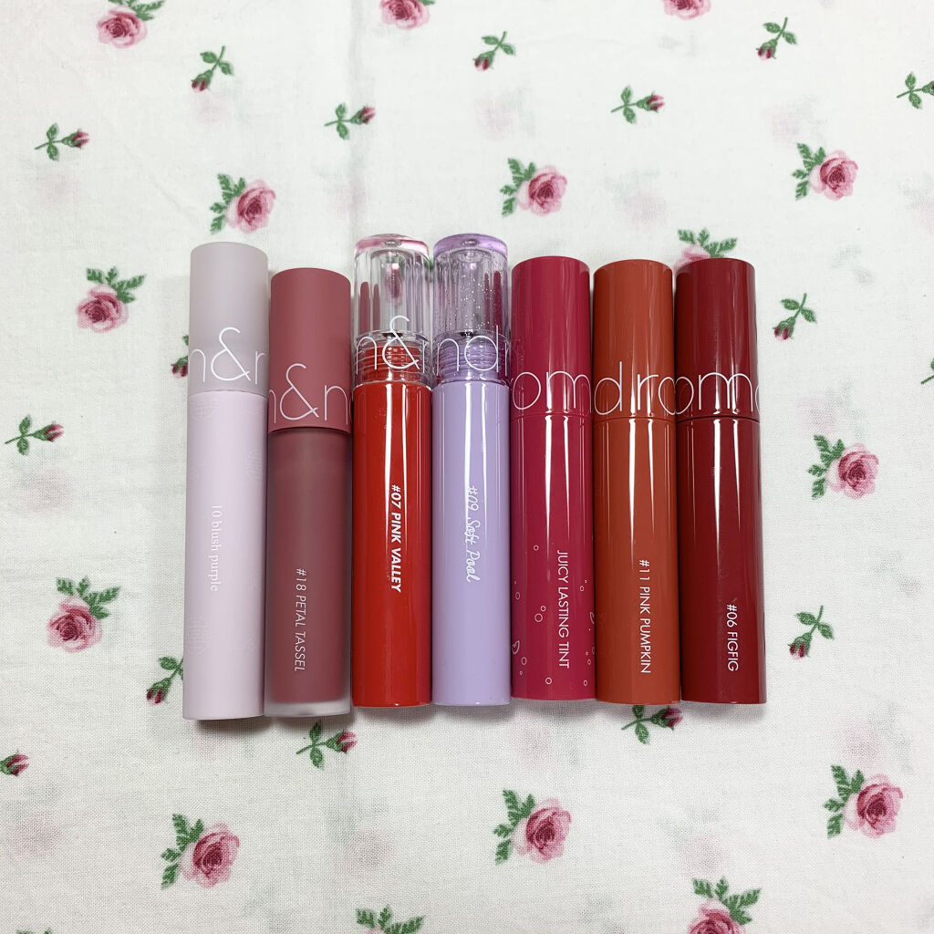 ジューシーラスティングティント/rom&nd/リップティントを使ったクチコミ（1枚目）