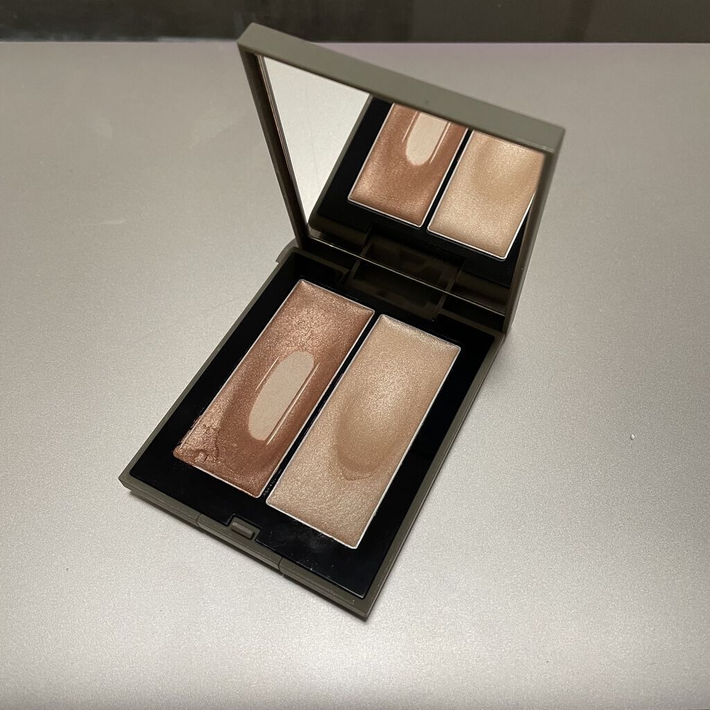 THREE シマリング グロー デュオ/THREE/クリームハイライトを使ったクチコミ（1枚目）