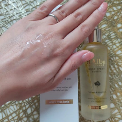 ダルバ ホワイトトリュフファーストスプレーセラム/ダルバ/ミスト状化粧水を使ったクチコミ(4枚目)