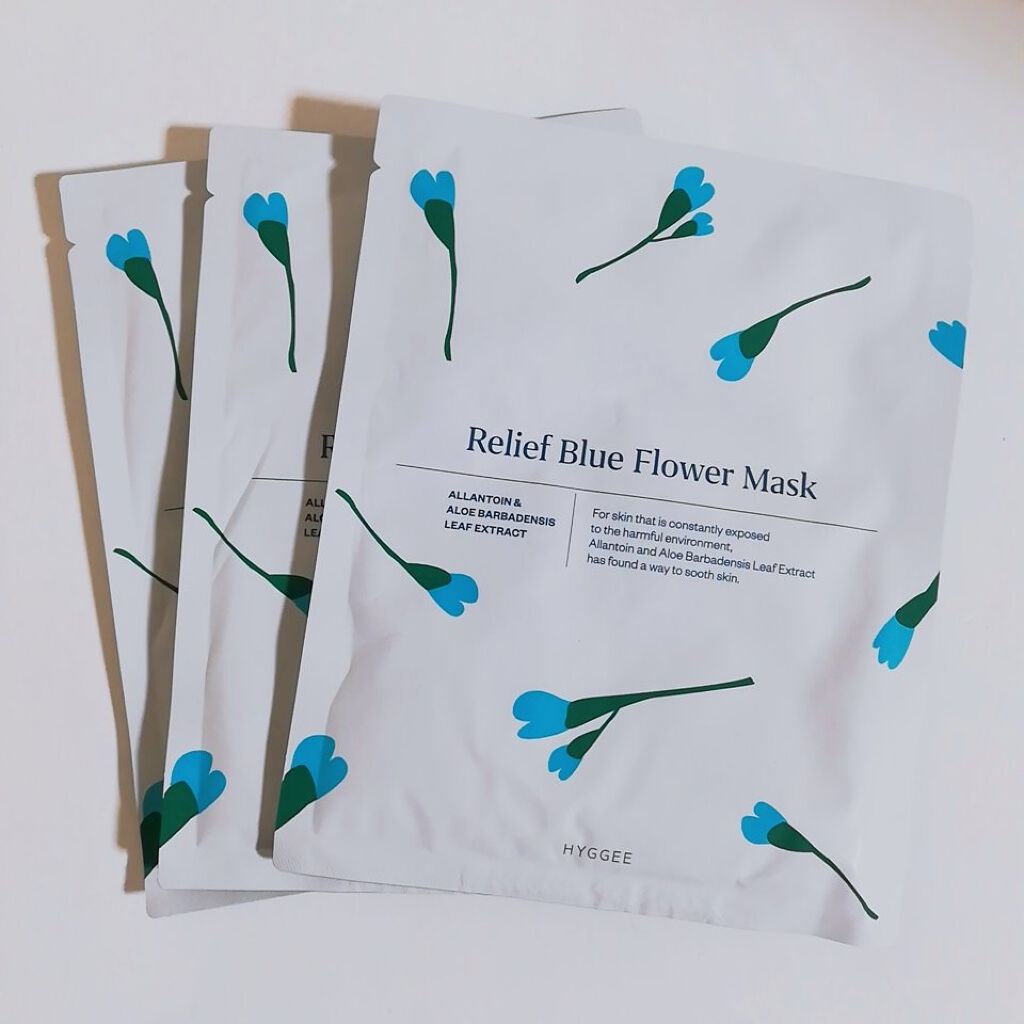 HYGGEE Active Red Flower Mask/HYGGEE/シートマスク・パックを使ったクチコミ(2枚目)