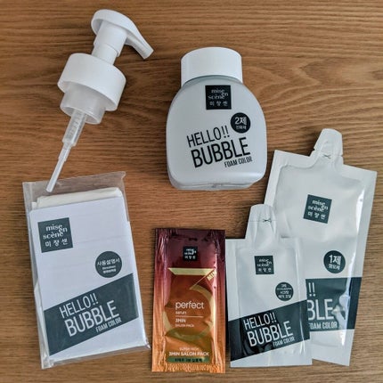 Hello Bubble Foam Color/miseenscene/ヘアカラーを使ったクチコミ(2枚目)