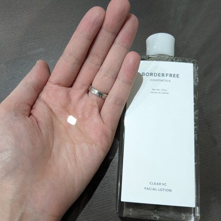 クリアVCフェイシャルローション/BORDER FREE cosmetics/化粧水を使ったクチコミ(2枚目)