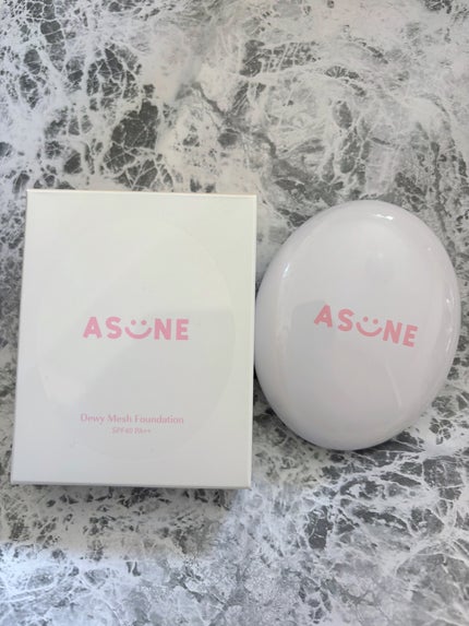 デューイーメッシュファンデーション/ASUNE /クッションファンデーションを使ったクチコミ(1枚目)