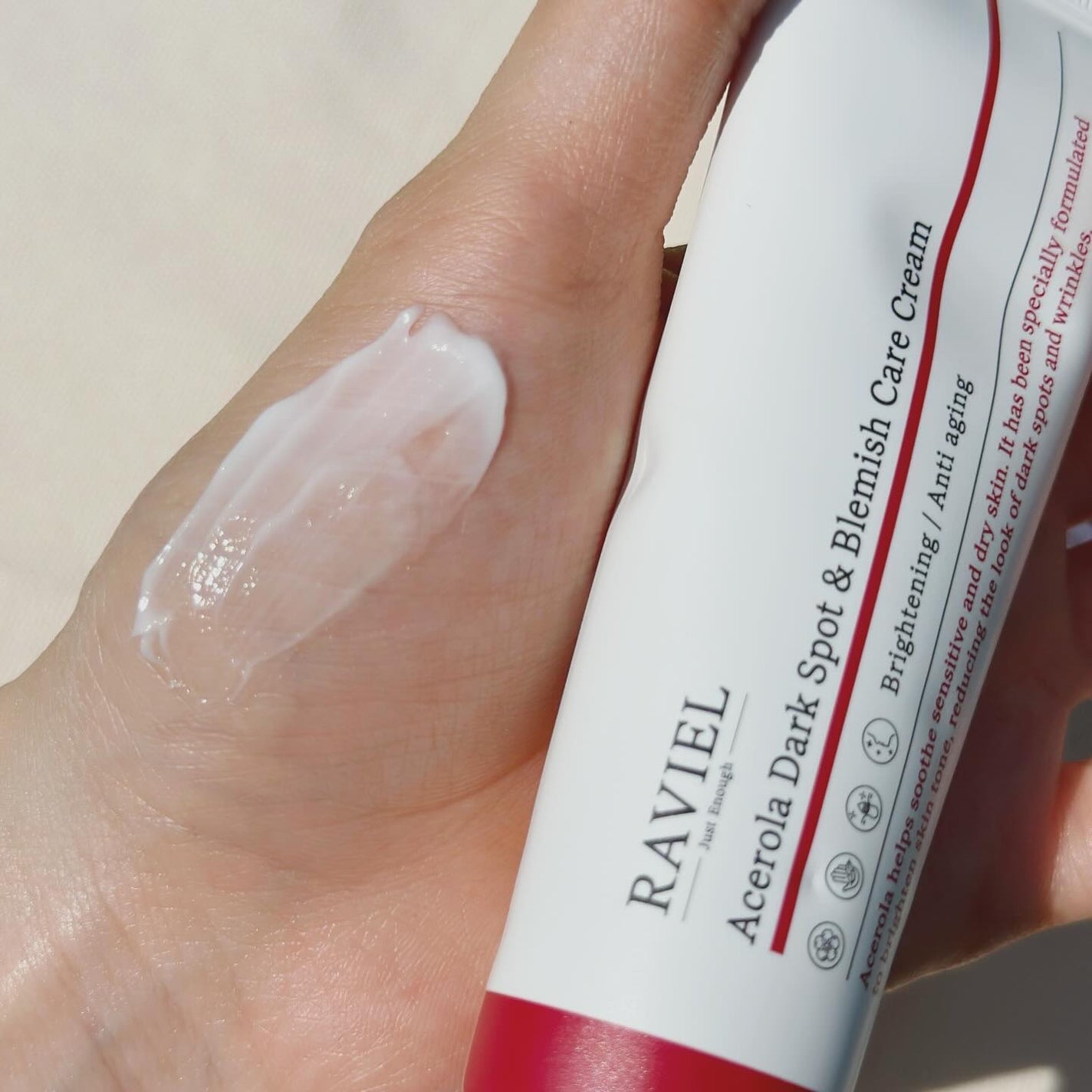 アセロラダークスポット&ブレミッシュ ケア クリーム/RAVIEL/フェイスクリームを使ったクチコミ(6枚目)