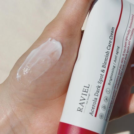 アセロラダークスポット&ブレミッシュ ケア クリーム/RAVIEL/フェイスクリームを使ったクチコミ(6枚目)