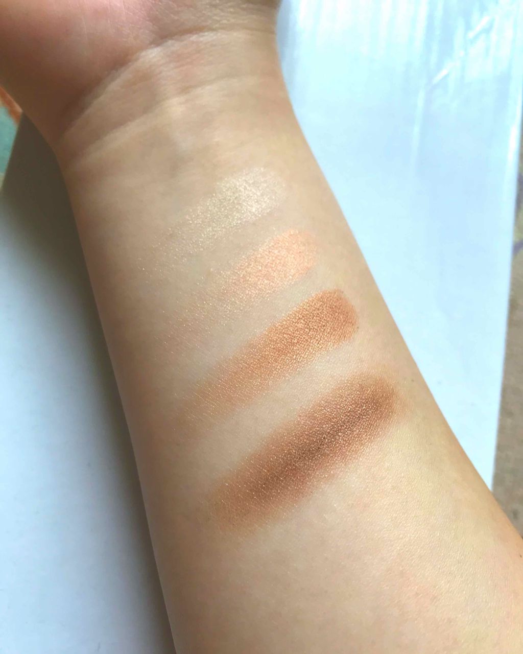 スキニーリッチシャドウ/excel/アイシャドウパレットを使ったクチコミ(3枚目)