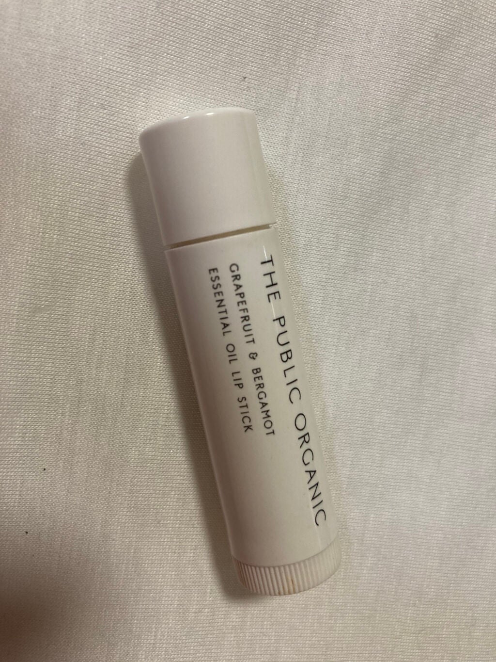 オーガニック認証 精油リップスティック スーパーポジティブ ライズ/THE PUBLIC ORGANIC/リップクリームを使ったクチコミ(1枚目)