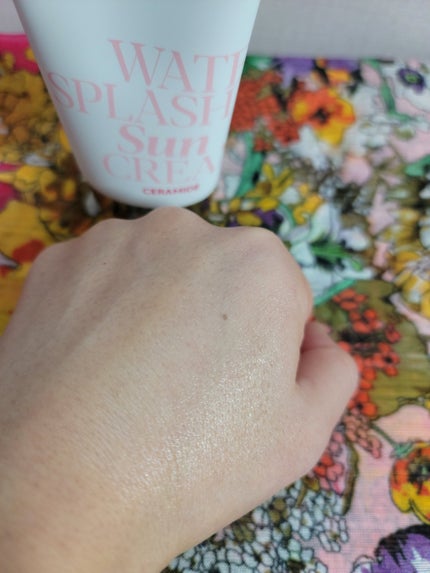 ウォータースプラッシュサンクリーム セラミド/espoir/日焼け止めクリームを使ったクチコミ(3枚目)