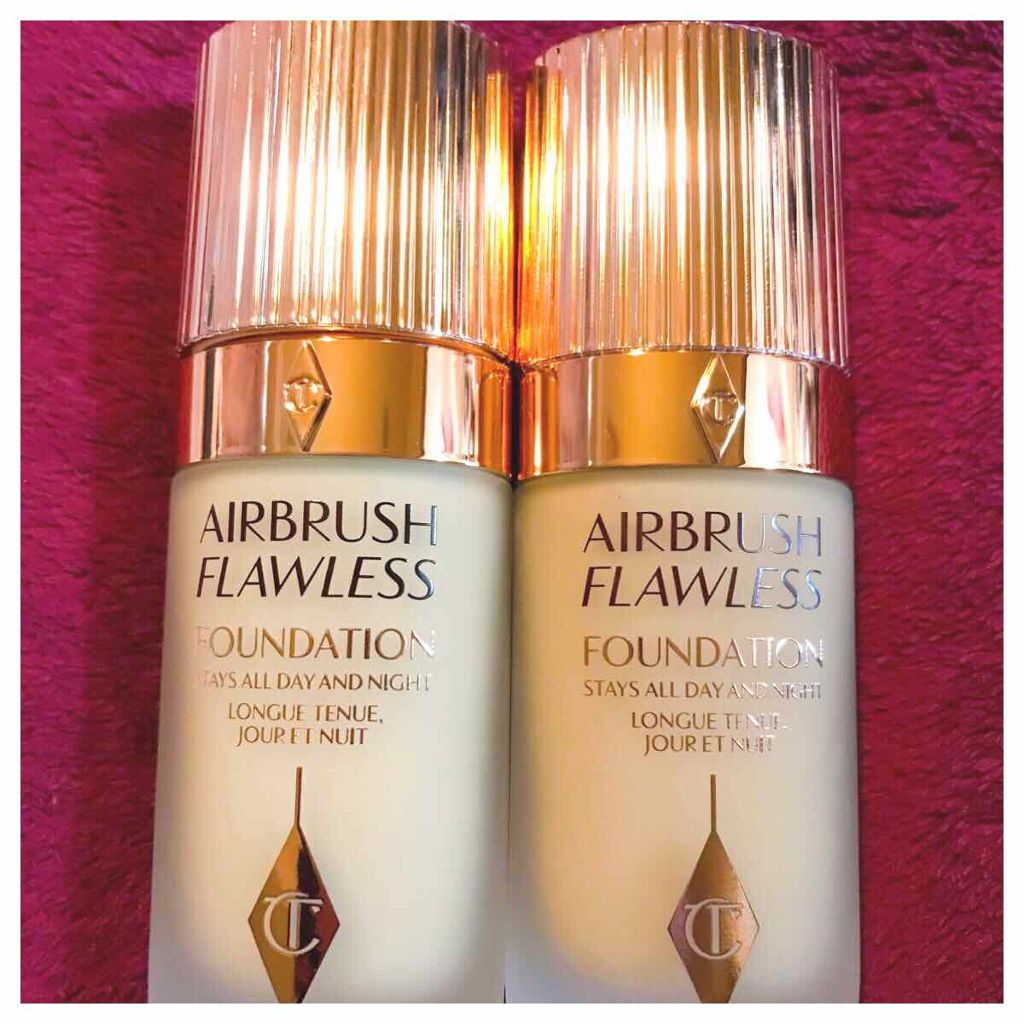  エアブラシ フローレス ファンデーション/Charlotte Tilbury/リキッドファンデーションを使ったクチコミ（2枚目）