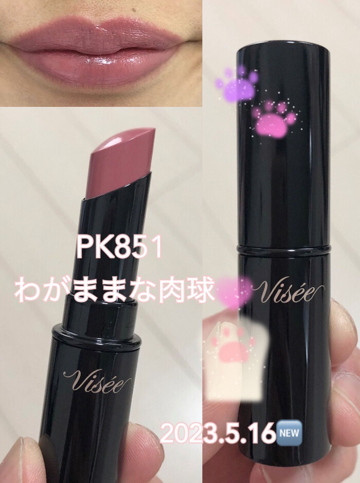 ネンマクフェイク ルージュ/Visée/口紅を使ったクチコミ(1枚目)