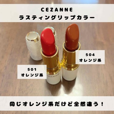 ラスティング リップカラーN/CEZANNE/口紅を使ったクチコミ（1枚目）