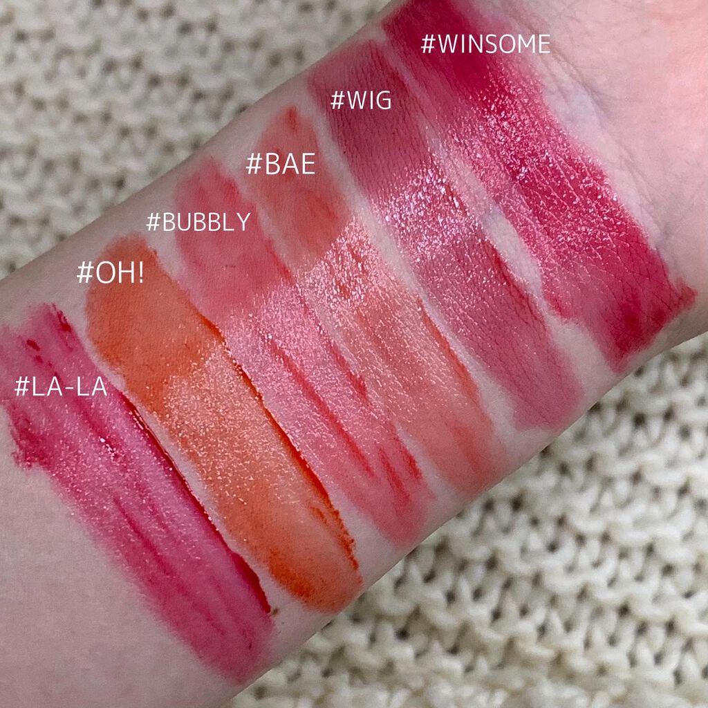 ホリカホリカ ハートクラッシュグローティントエアー/HOLIKA HOLIKA/リップティントを使ったクチコミ（3枚目）