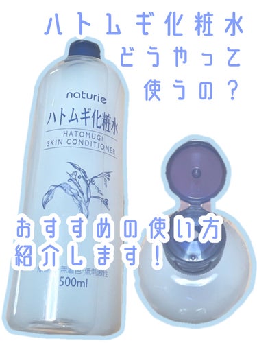 ハトムギ化粧水(ナチュリエ スキンコンディショナー R )/ナチュリエ/化粧水を使ったクチコミ（1枚目）