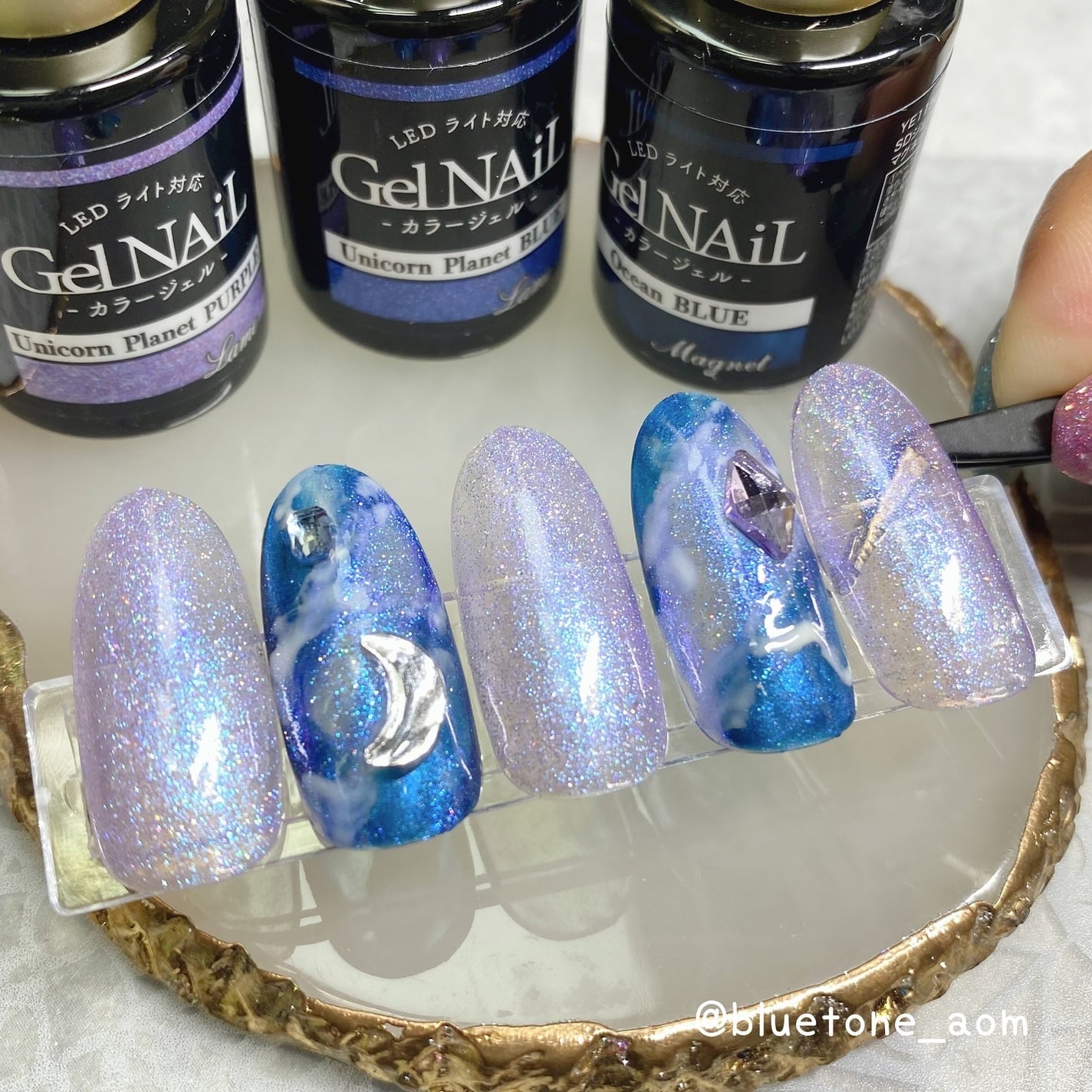 ジェルネイル(ライト対応)/セリア/ジェルネイルを使ったクチコミ(5枚目)