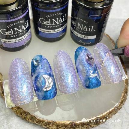 ジェルネイル(ライト対応)/セリア/ジェルネイルを使ったクチコミ(5枚目)