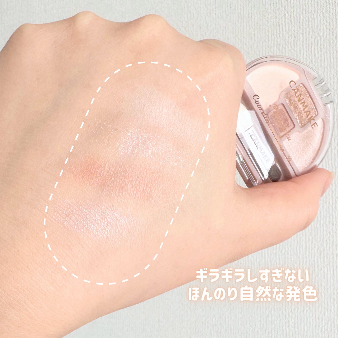 プランぷくコーデアイズ/キャンメイク/パウダーアイシャドウを使ったクチコミ(3枚目)