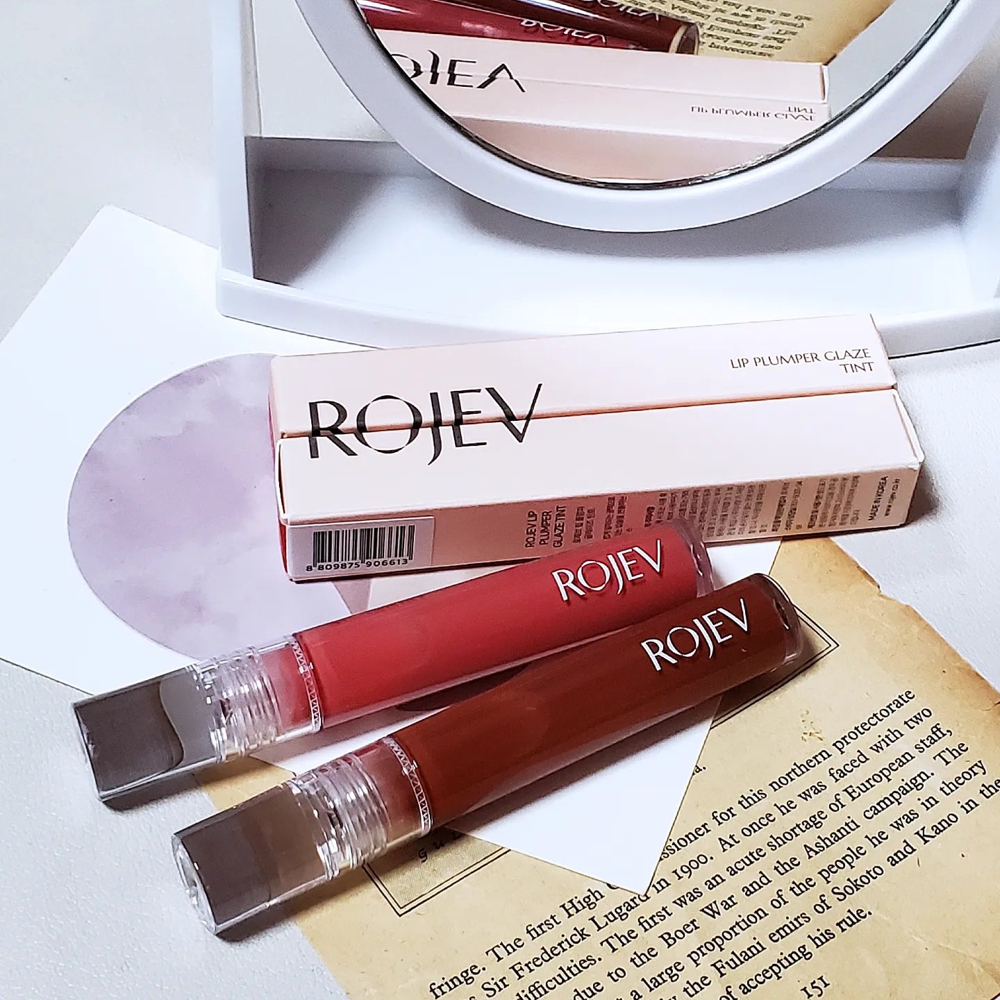 LIP PLUMPER GLAZE TINT/ROJEV/口紅を使ったクチコミ（1枚目）