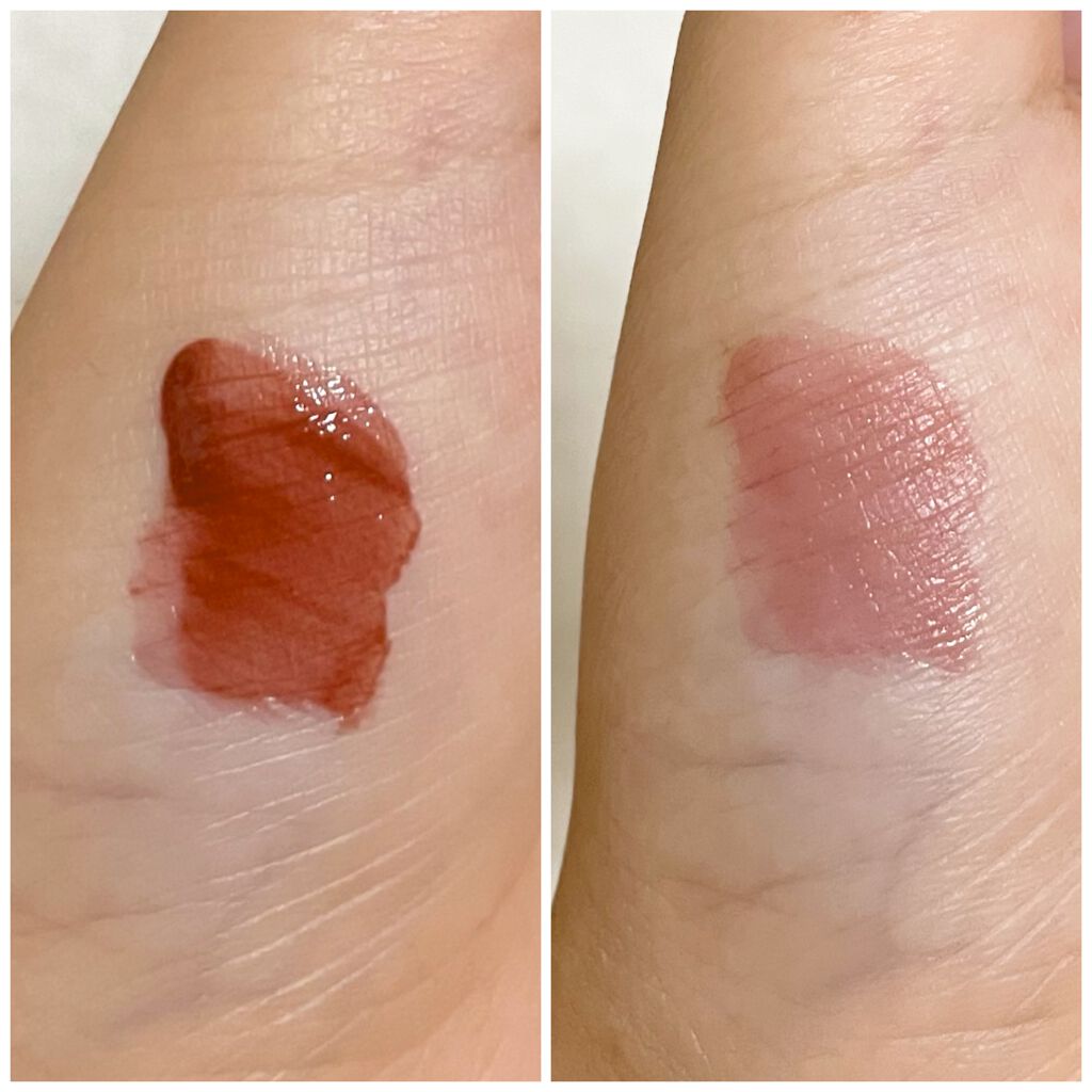 ジューシーラスティングティント/rom&nd/リップティントを使ったクチコミ（2枚目）