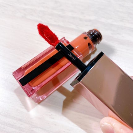 ルージュ ピュールクチュール ヴェルニ ウォーターグロウ/YVES SAINT LAURENT BEAUTE/口紅を使ったクチコミ(2枚目)