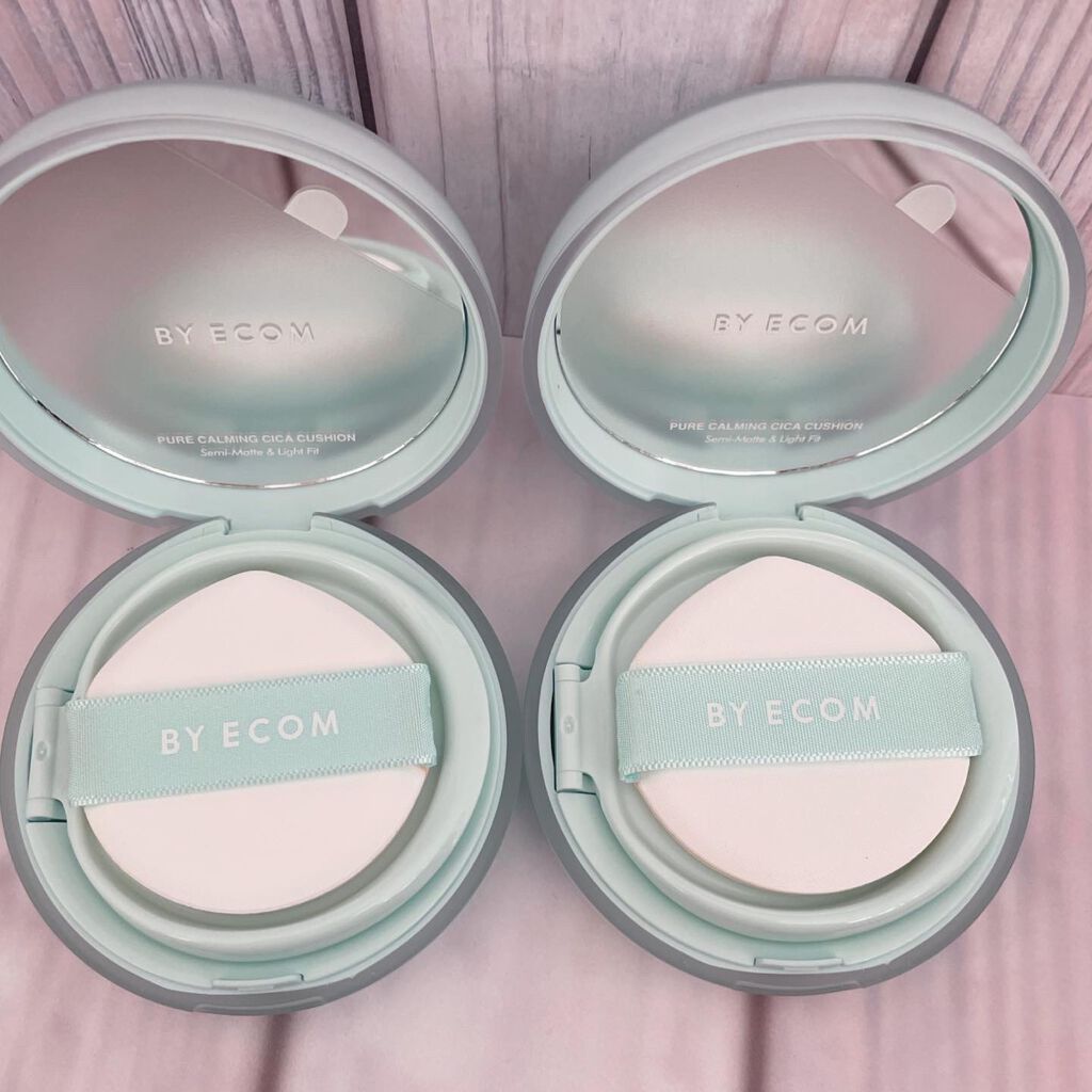 ピュアカーミングシカ クッションファンデーション/BY ECOM/クッションファンデーションを使ったクチコミ(4枚目)