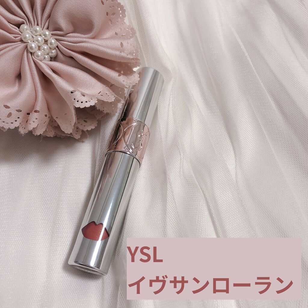 ヴォリュプテ ウォーター カラーバーム 03 ショーミーピーチ/YVES SAINT LAURENT BEAUTE/口紅を使ったクチコミ（1枚目）