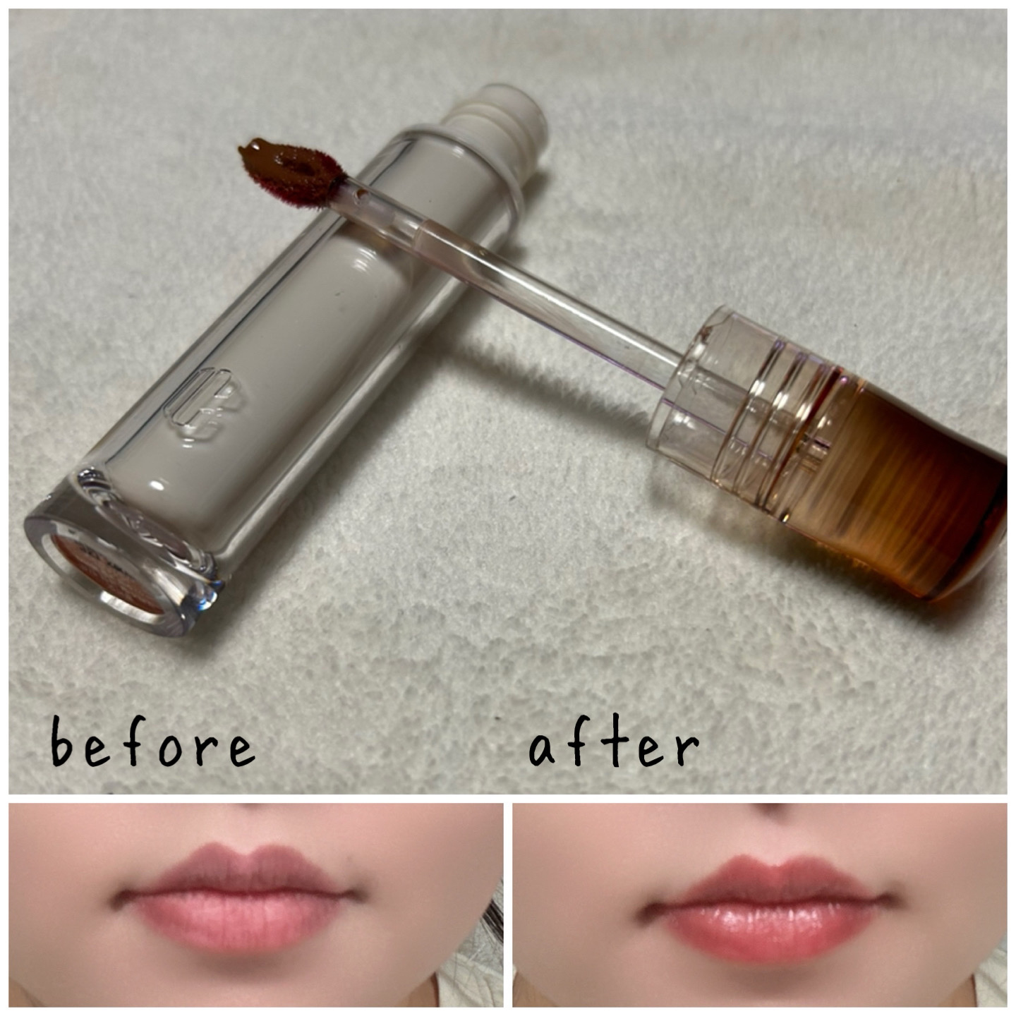 クリスタル グラム ティント/CLIO/リップティントを使ったクチコミ（3枚目）