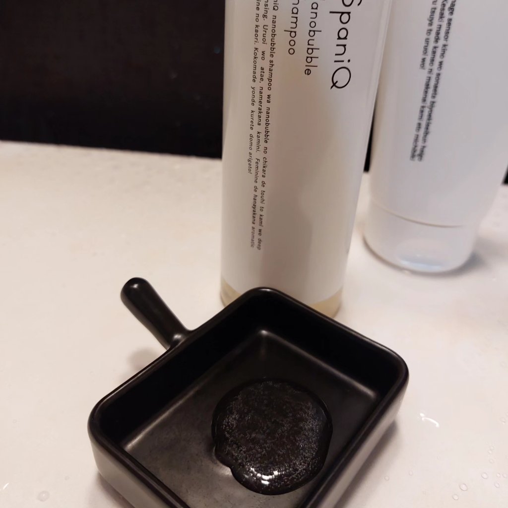 ナノグロストリートメント/SpaniQ/洗い流すヘアトリートメントを使ったクチコミ（3枚目）