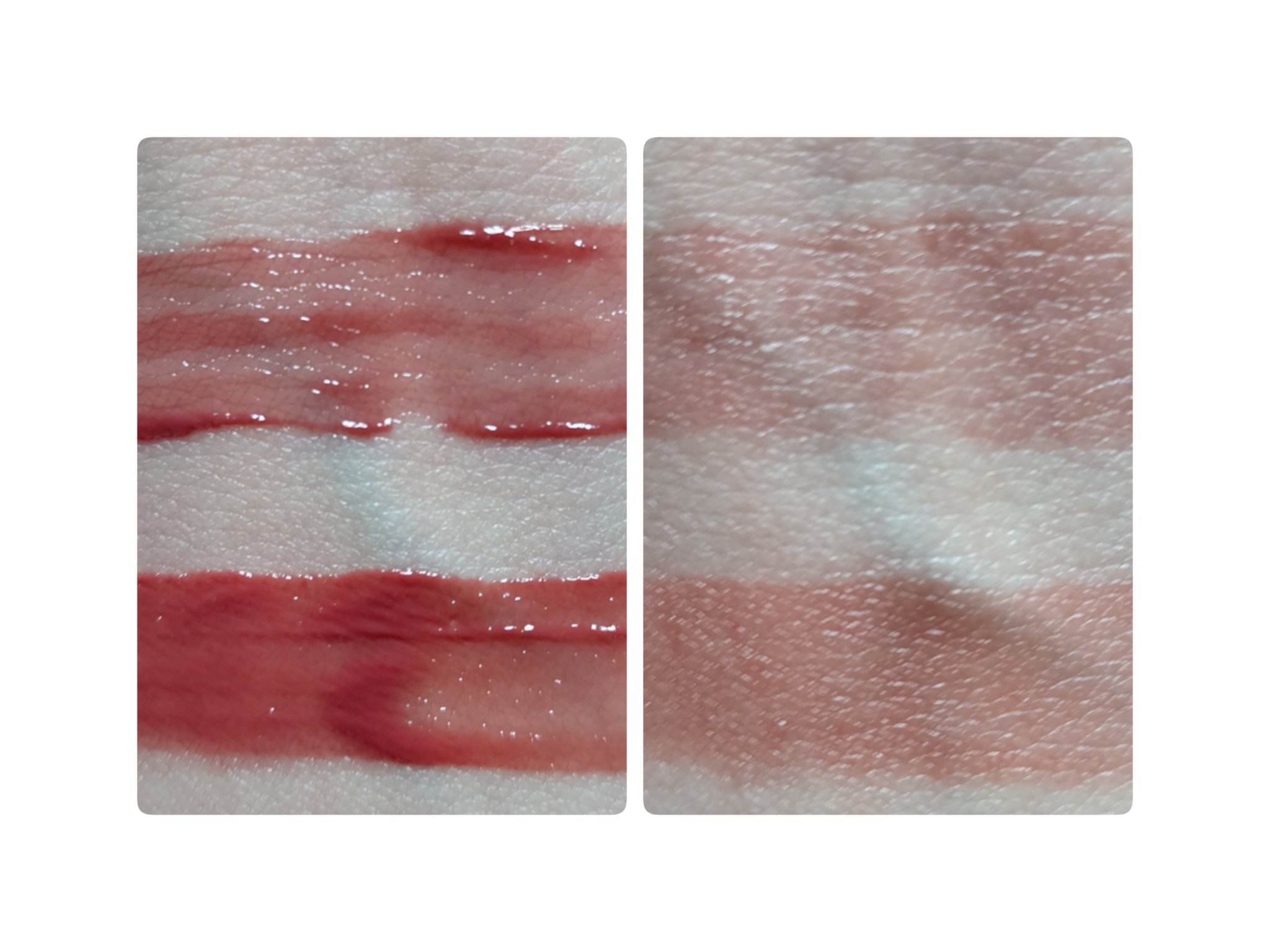 クリスタル グラム ティント 08 ジェントルシナモン(GENTLE CINNAMON)/CLIO/リップティントを使ったクチコミ（2枚目）