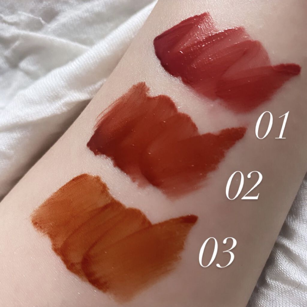 ジューシーリップティント/キャンメイク/口紅を使ったクチコミ（3枚目）