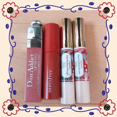 一軍リップ🌸プライベート編🌸

左から
💄Dior Addict LIP TATTOO 351

💄Innisfree ビビットコットンインク 12番 피치   베이지 메이플 (ピーチベージュメイプル