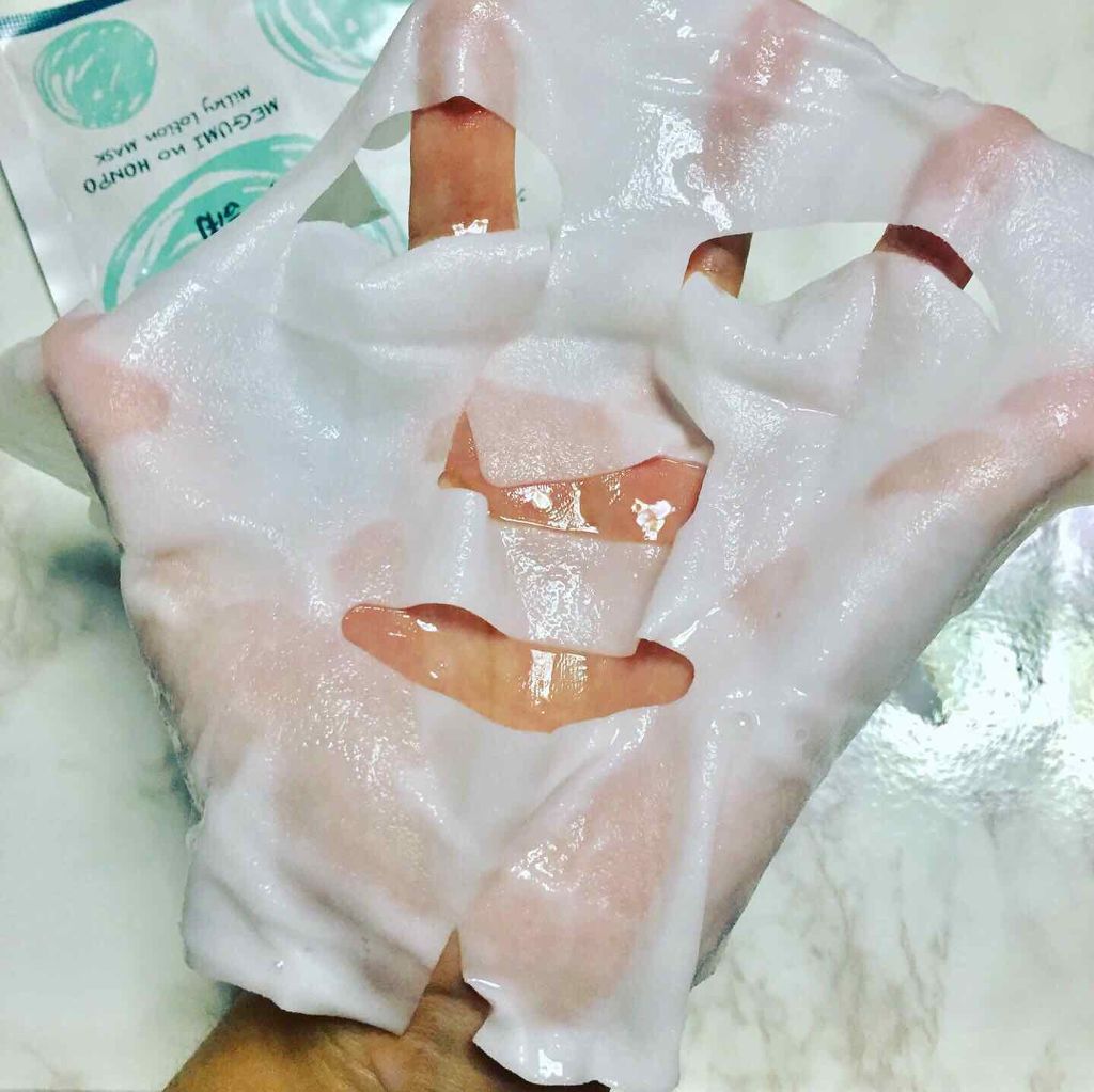 乳液マスク うるおい/恵の本舗/シートマスク・パックを使ったクチコミ(3枚目)