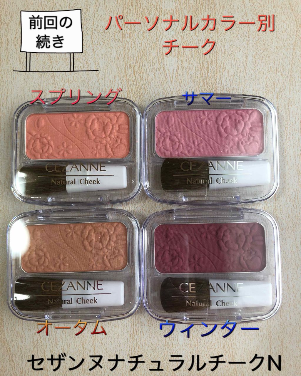 ナチュラル チークN/CEZANNE/パウダーチークを使ったクチコミ（1枚目）