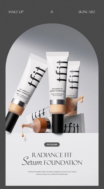 ラディアンスフィットセラムファンデーション/TFIT/リキッドファンデーションを使ったクチコミ(3枚目)