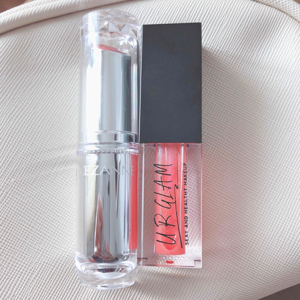 ラスティンググロスリップ/CEZANNE/口紅を使ったクチコミ(3枚目)