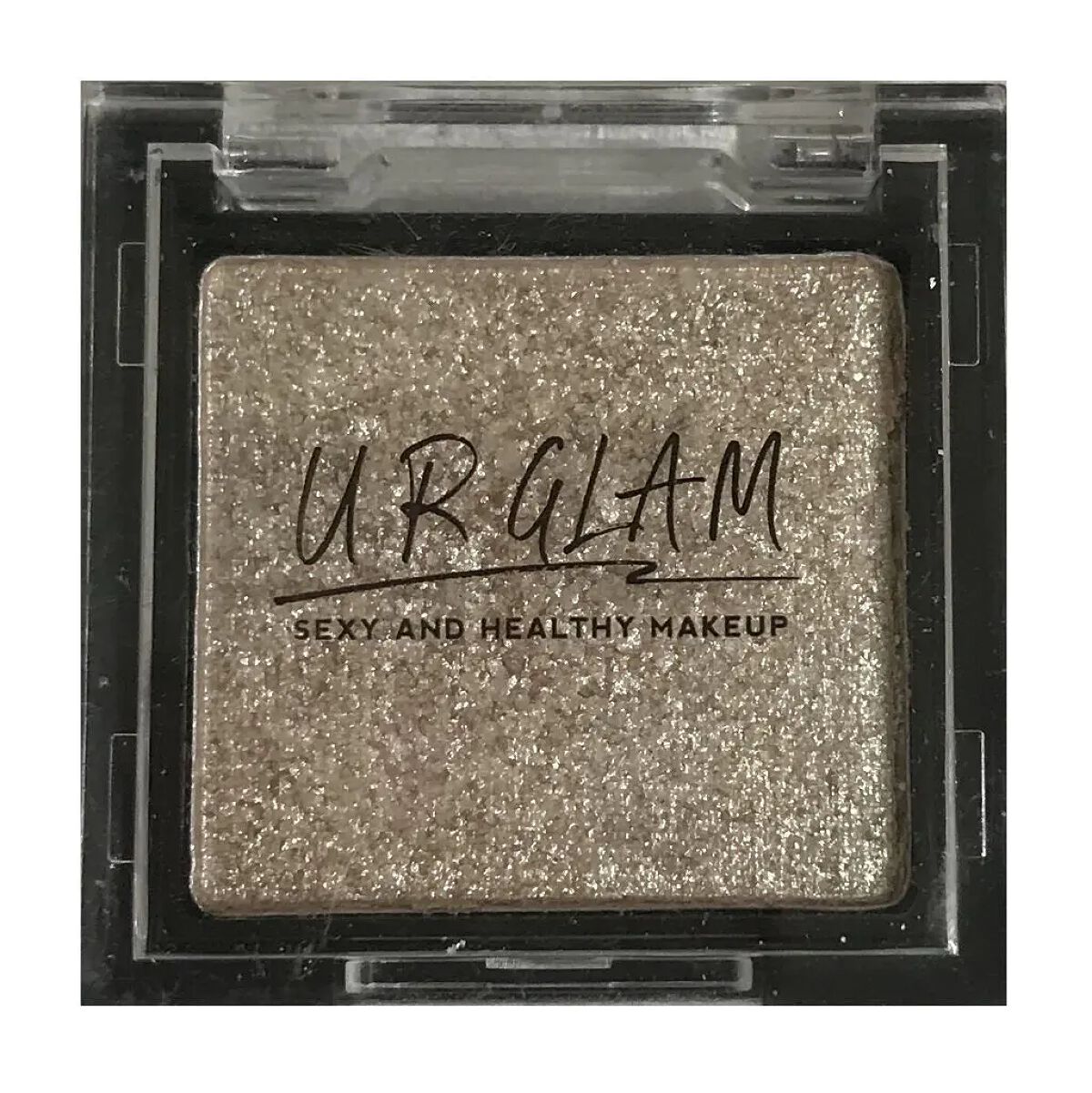 UR GLAM POWDER EYESHADOW シェルホワイト〈ブルーラメ〉