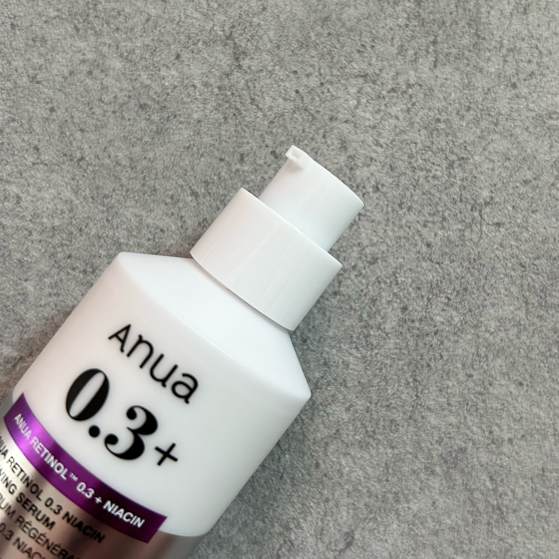 レチノール0.3 ナイアシンリニューイングセラム/Anua/美容液を使ったクチコミ（2枚目）