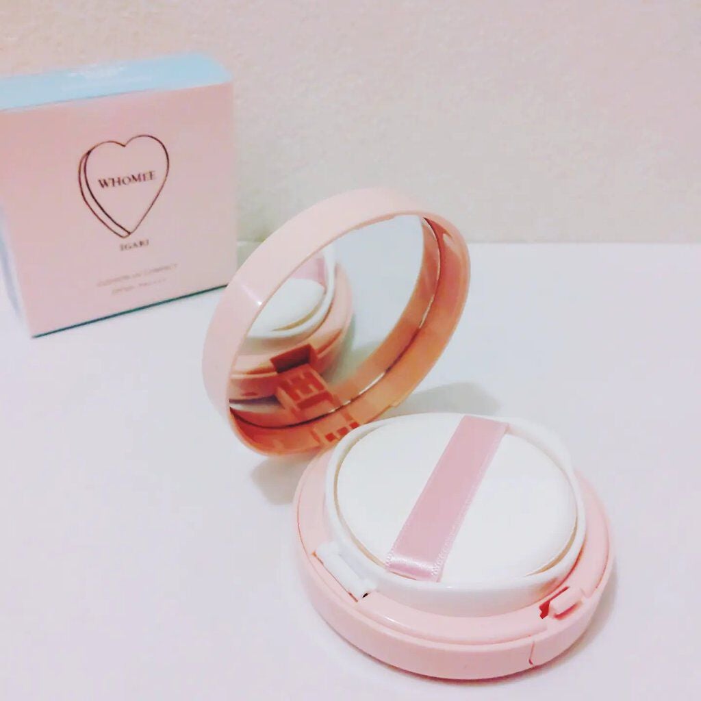 クッションUVパクト/WHOMEE/化粧下地を使ったクチコミ(3枚目)