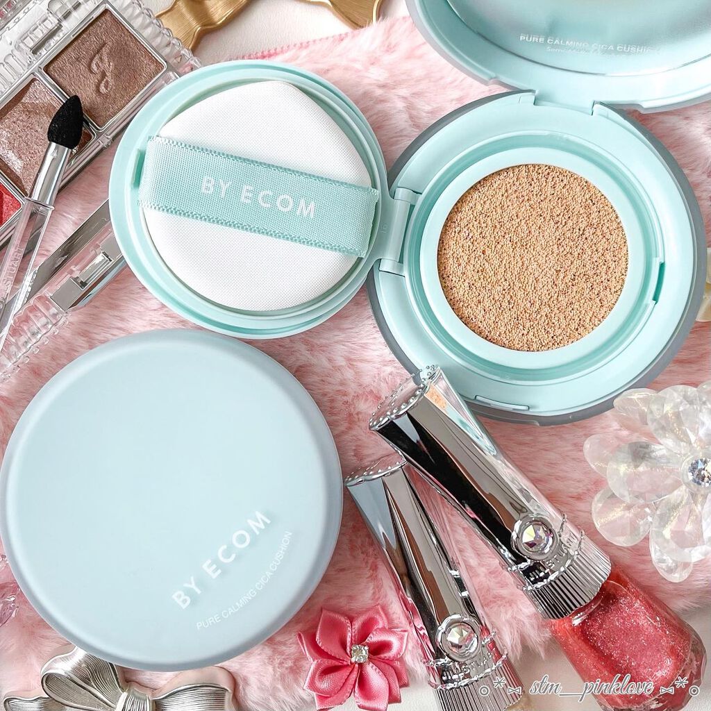 ピュアカーミングシカ クッションファンデーション/BY ECOM/クッションファンデーションを使ったクチコミ(2枚目)
