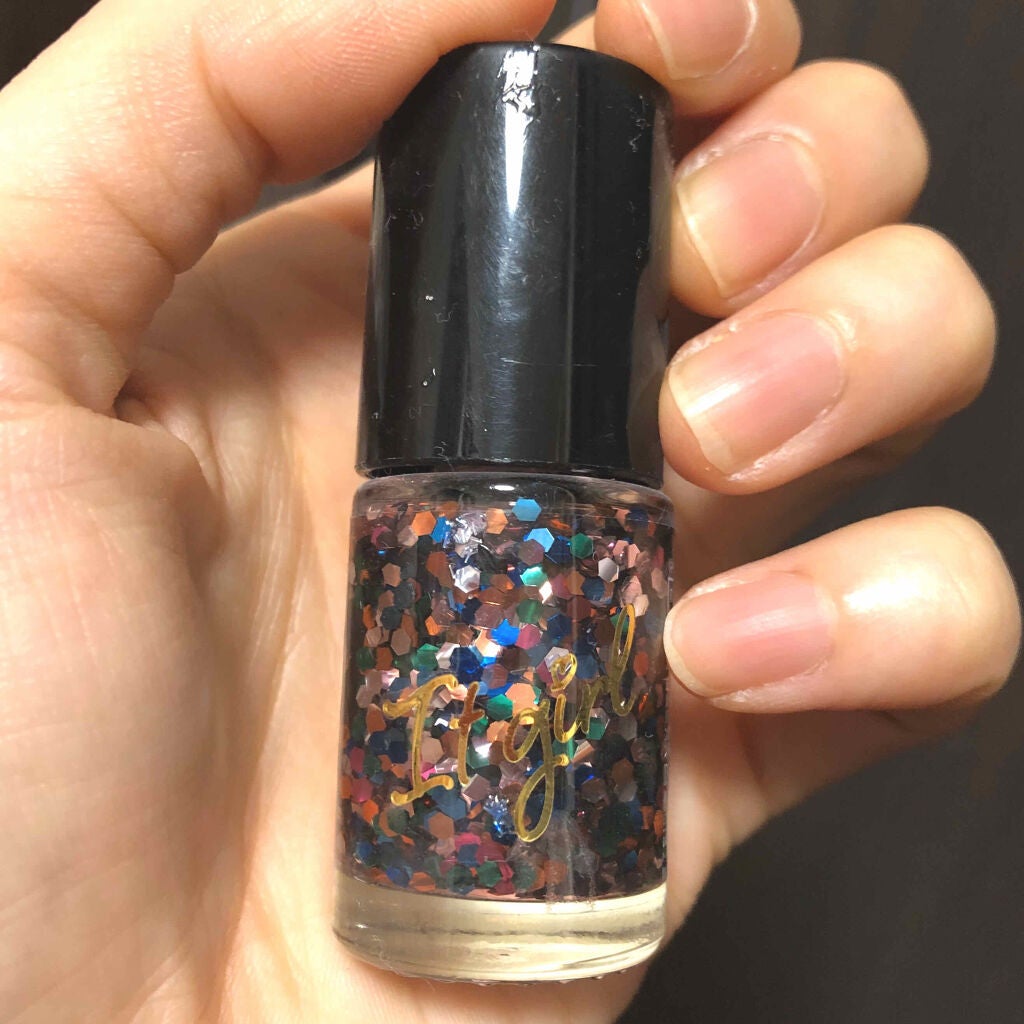 ITGグリッターネイル/DAISO/マニキュアを使ったクチコミ(1枚目)