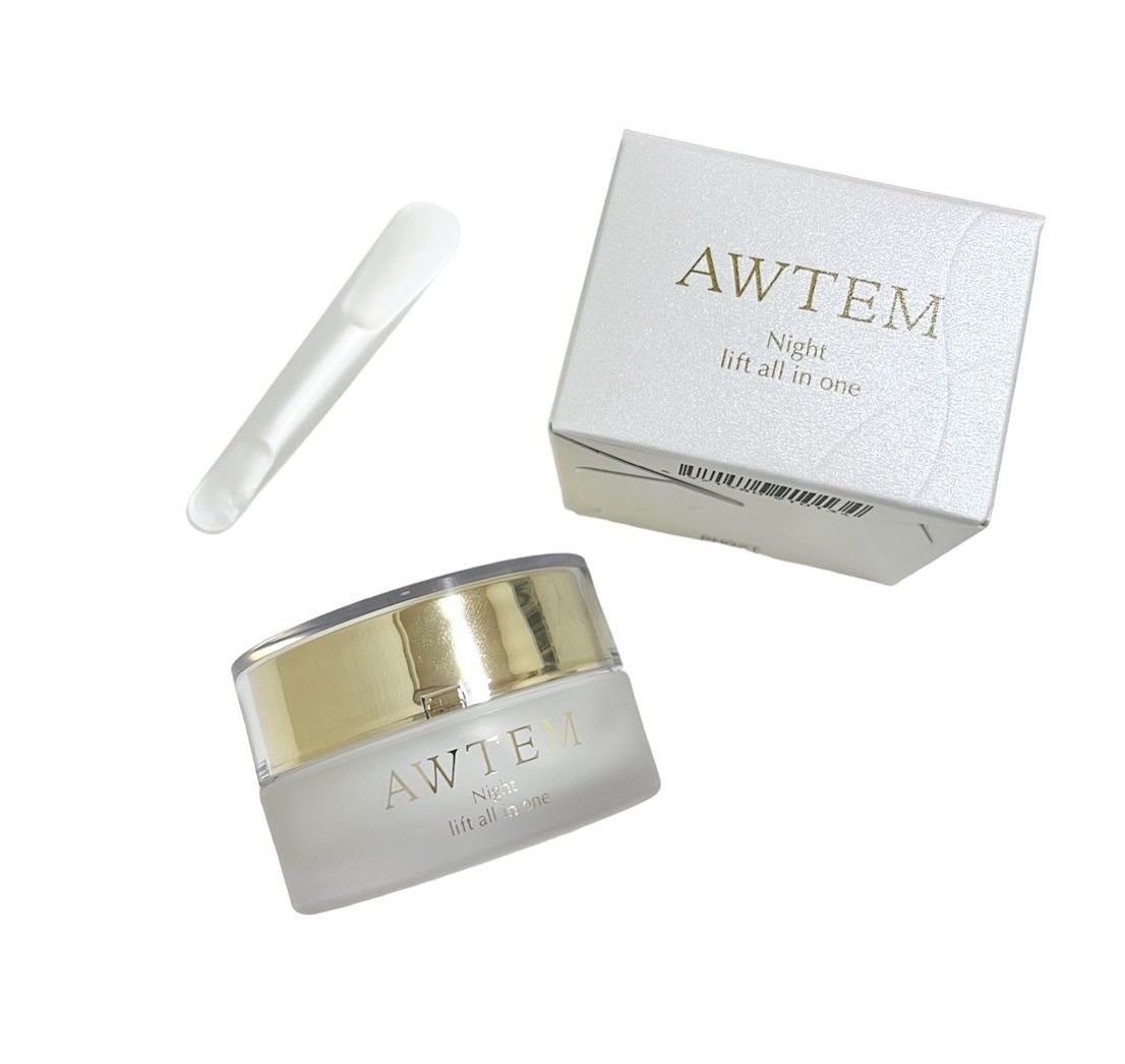 ナイトリフトオールインワン(夜⽤ジェルクリーム)/AWTEM/オールインワン化粧品を使ったクチコミ(2枚目)