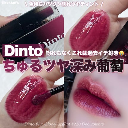 ブラーグロイリップティント/Dinto/リップティントを使ったクチコミ(1枚目)