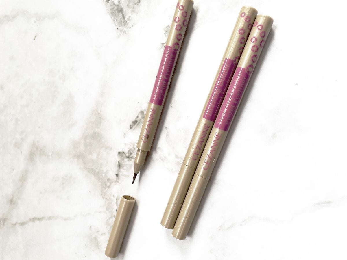 描くふたえアイライナー/CEZANNE/リキッドアイライナーを使ったクチコミ(1枚目)