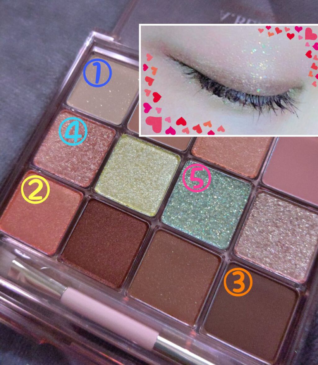 グラムチェンジマルチパレット/A.BLACK/マルチパレットを使ったクチコミ（2枚目）