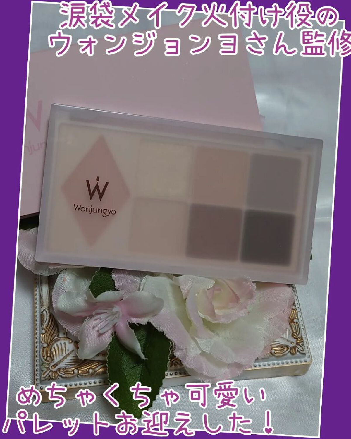 ウォンジョンヨ Ｗ デイリームードアップパレット /Wonjungyo/アイシャドウパレットを使ったクチコミ（1枚目）