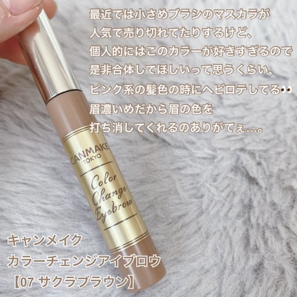 カラーリングアイブロウ/ヘビーローテーション/眉マスカラを使ったクチコミ(6枚目)